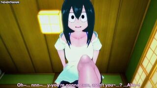 Hentai POV Feet Tsuyu Asui My Hero Academia - porn video