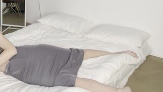 yoga time in tight skirt - porn video