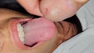 Sborrata sulla lingua - porn video