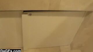 Loni Evans Blows In Public Bathroom - porn video