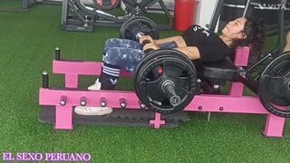 FUCKING WITH A GYM GIRL A BIG ASS LATINA MATURE MILF - porn video