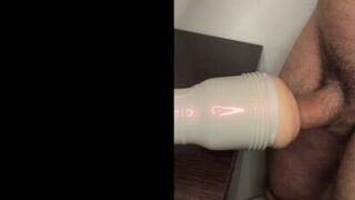 I fucked and came inside my Kenzie Reeves Creampuff fleshlight - porn video